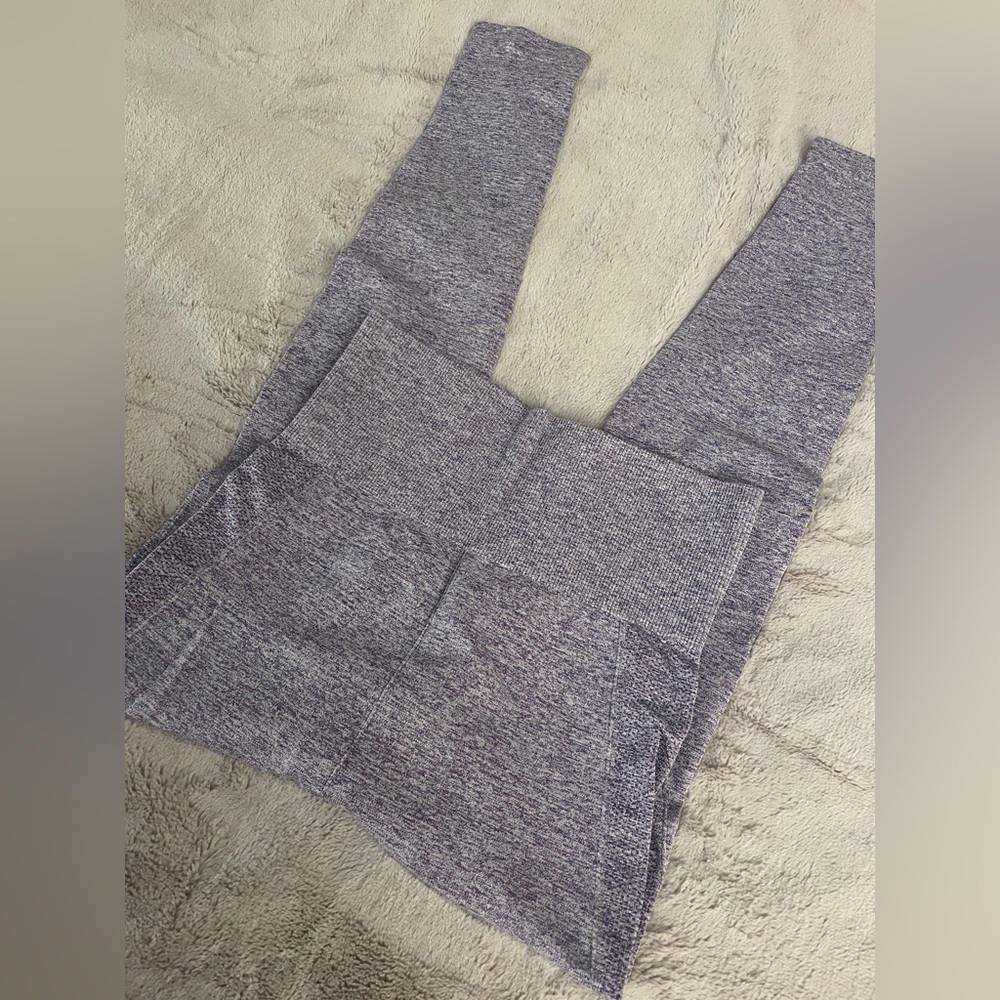 Prozis High Rise Purple Leggings Size M
